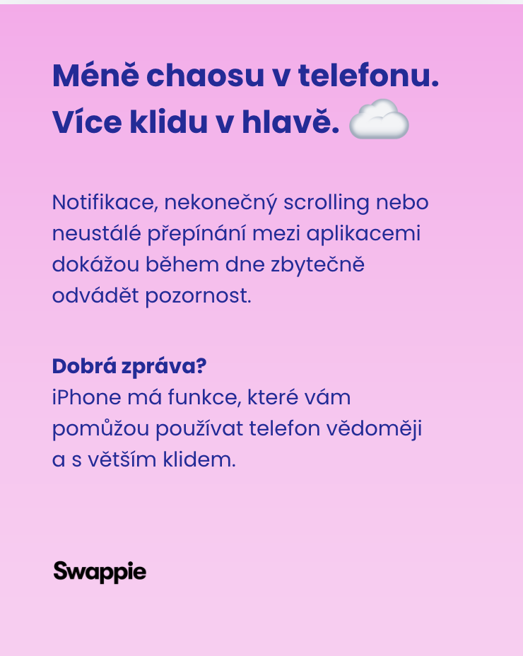 Méně chaosu v telefonu