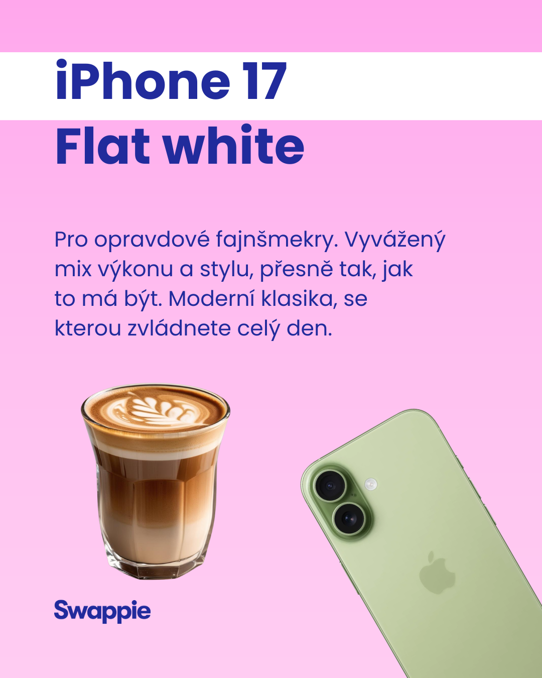 iPhone 17 — Flat white
