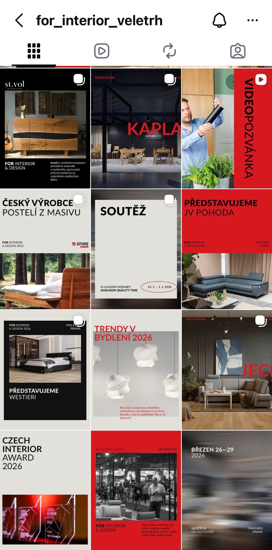 Instagram feed for_interior_veletrh
