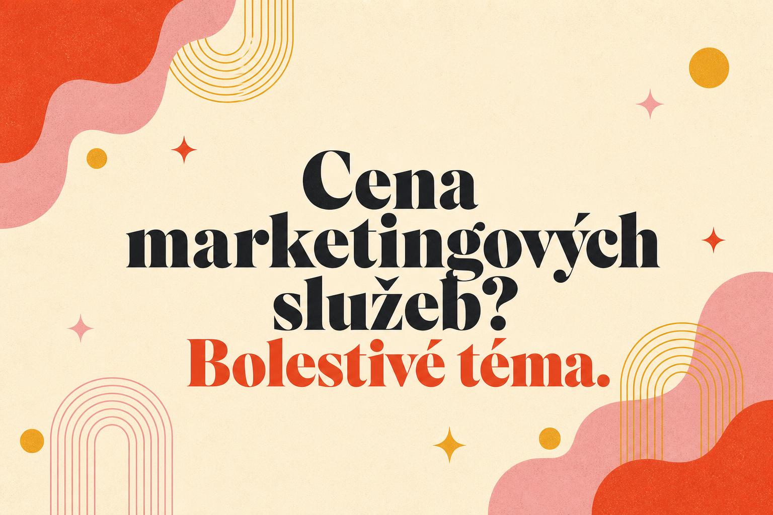 Typografický plakát s citátem z článku: Kvalitní marketing za cenu stážisty? Takhle to bohužel nefunguje.